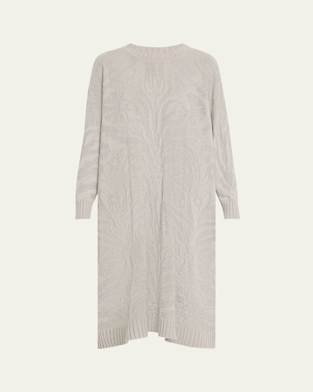 Wide A-Line Round Neck Dress